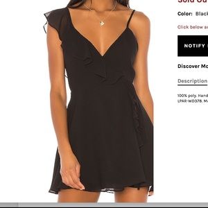Sold out online: Black ruffle LPA dress
